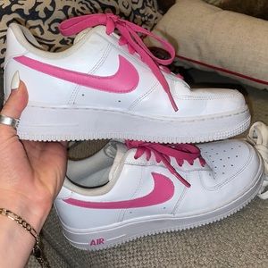 Pink Nike Air Force Ones !